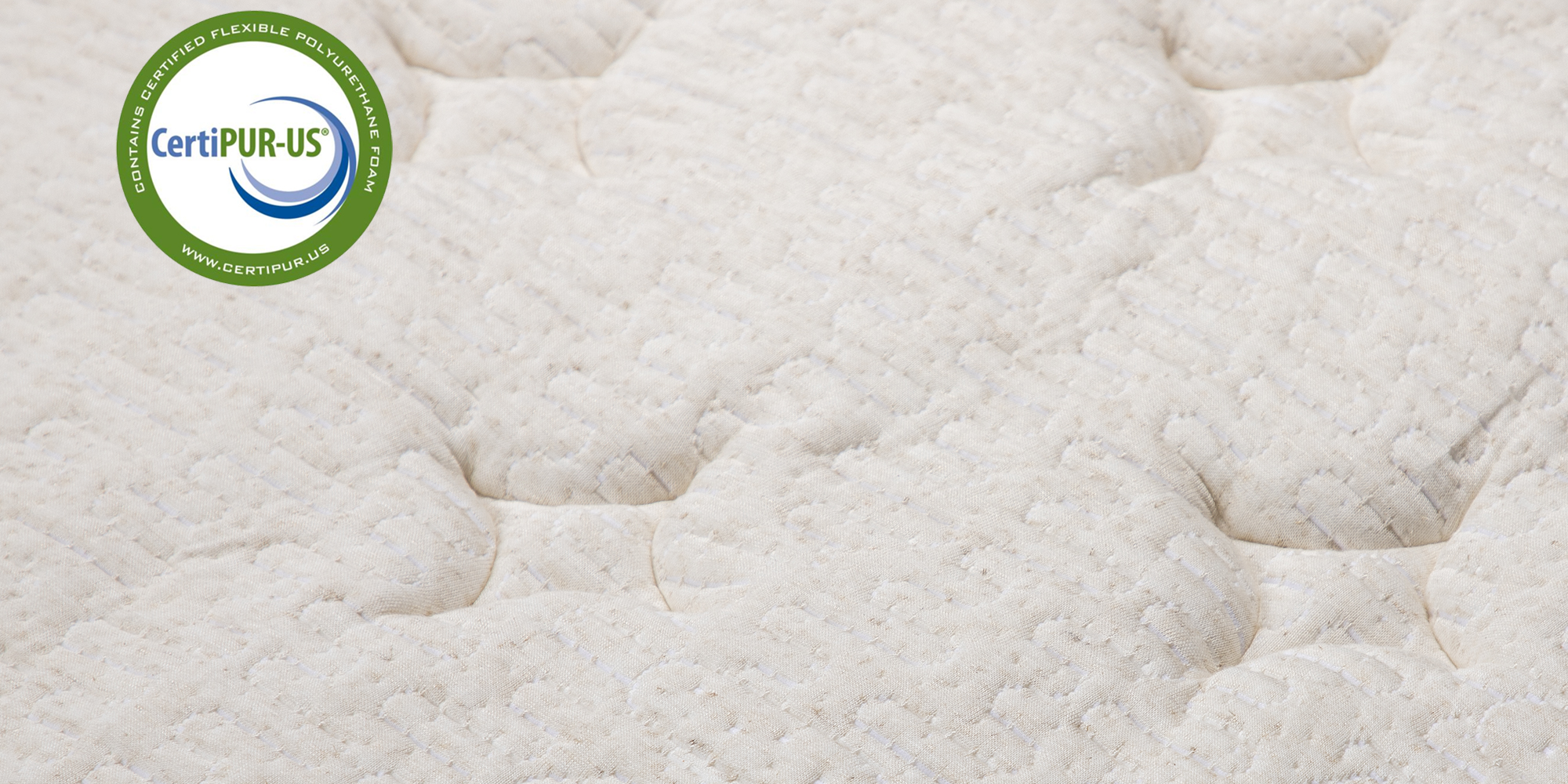Knitted surface with linen fabric, soft and skin-friendly spring foam hybrid mattress.