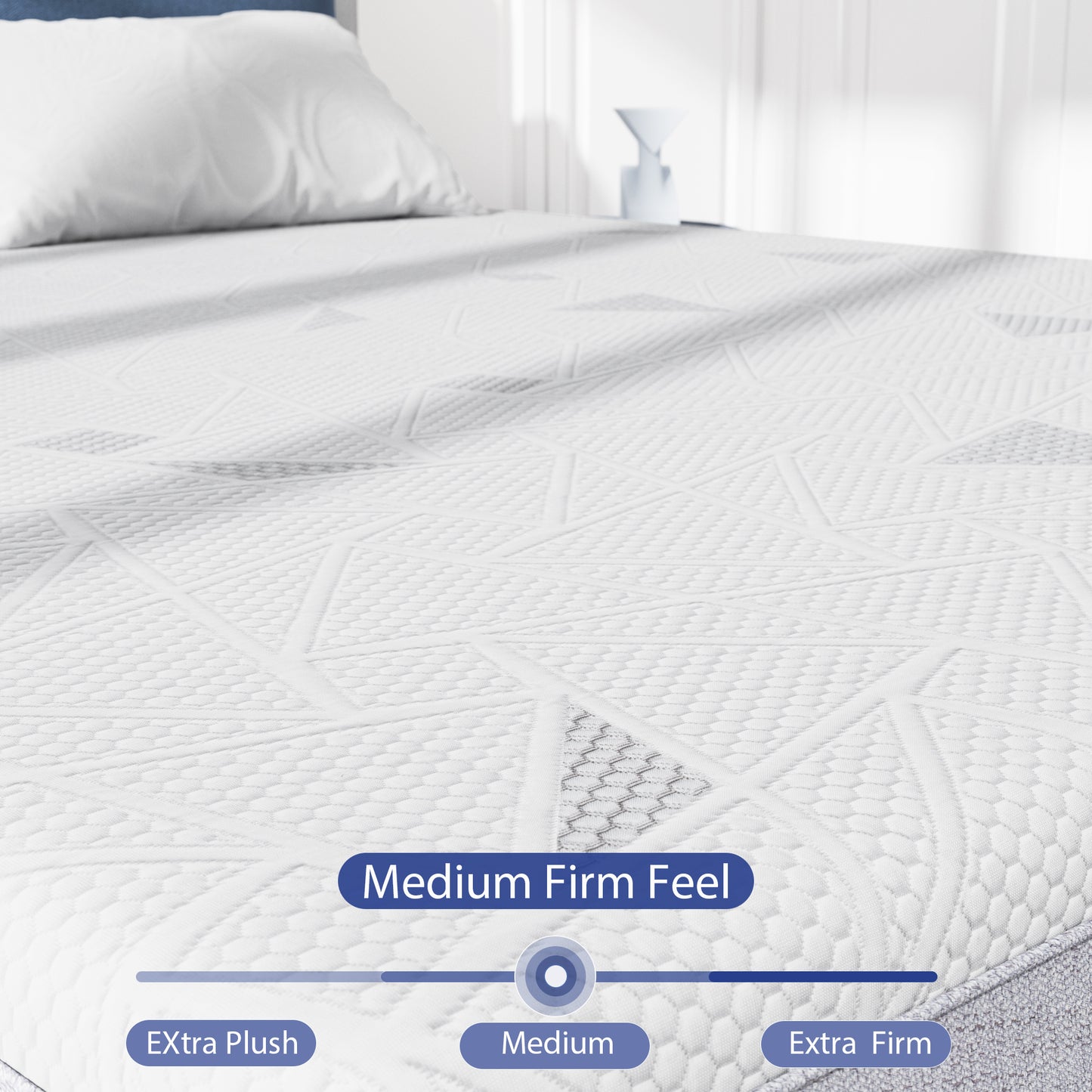 Spring Hybrid Twin Mattress - Cooling Gel Memory Foam, Pocket Innersprings, Edge Support, Medium Firm