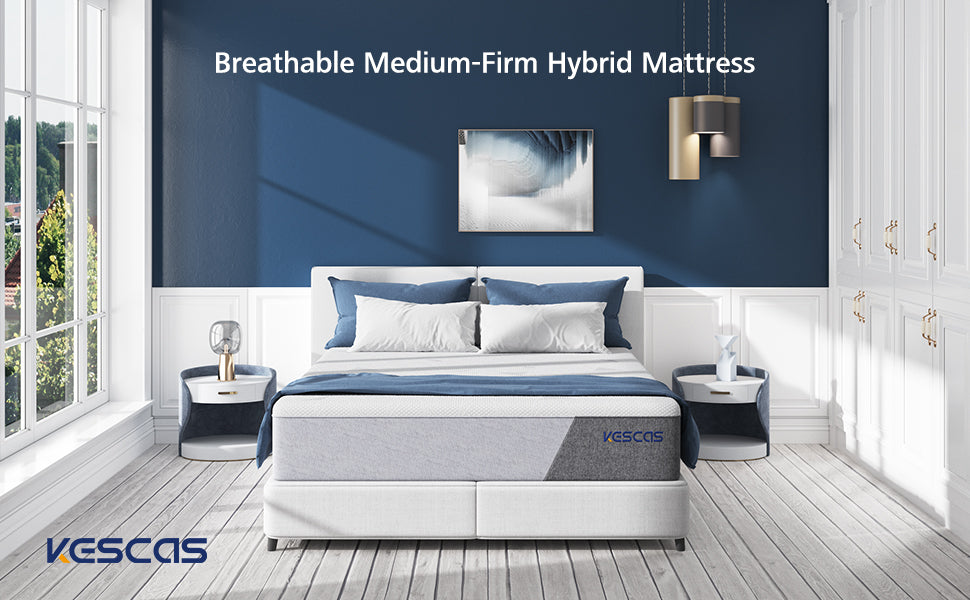 GelInfused Memory Foam Hybrid Mattress Kescas